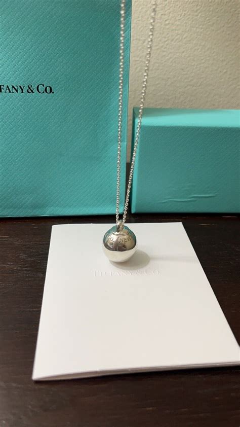 tiffany hardwear ball pendant 12.75mm.